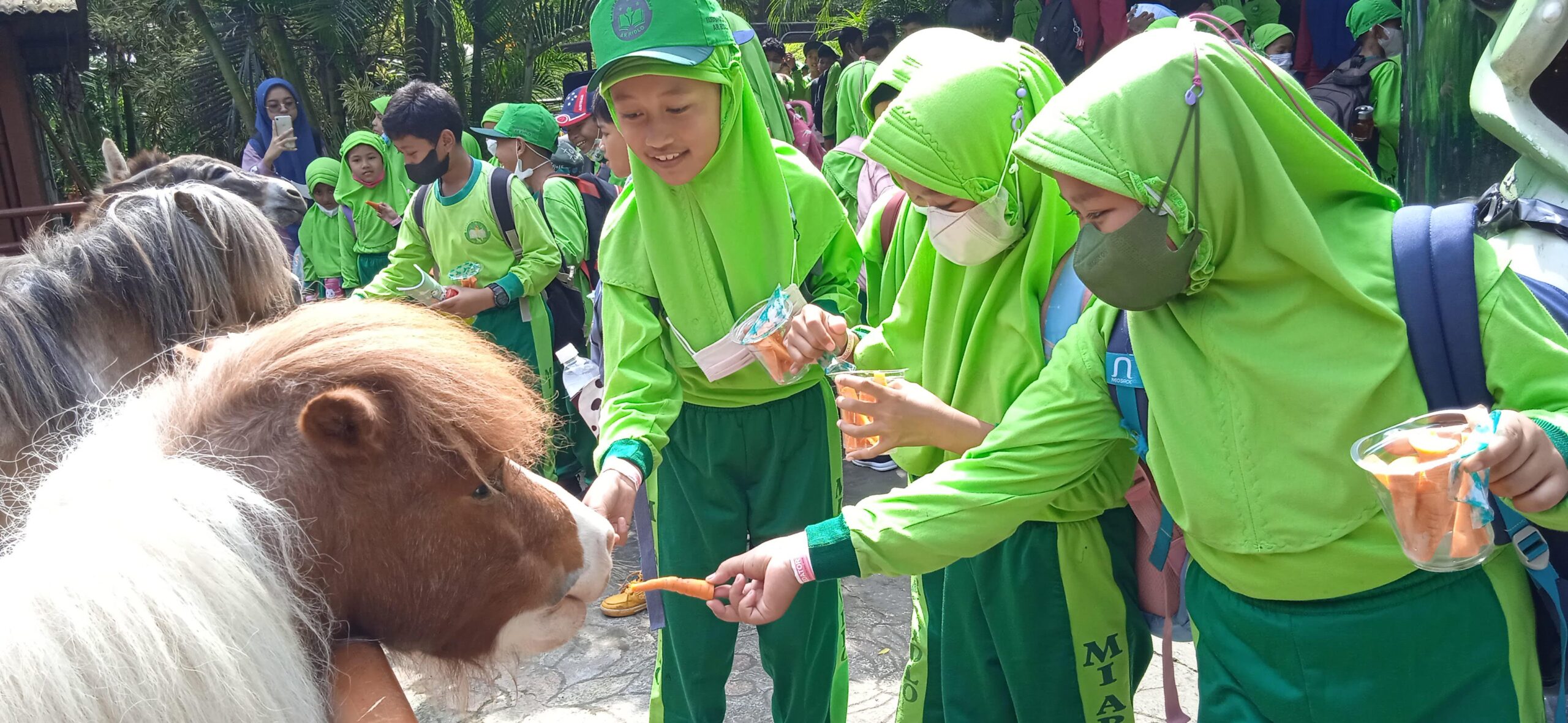 Siswa MI Ar Ridlo Berlibur Edukatif di Predator Fun Park