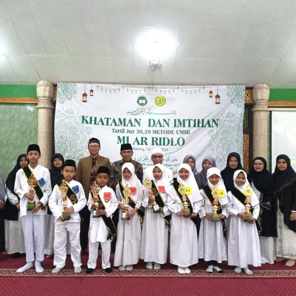 khataman dan imtihan metode ummi angkatan 3 mi ar ridlo tahun 2024