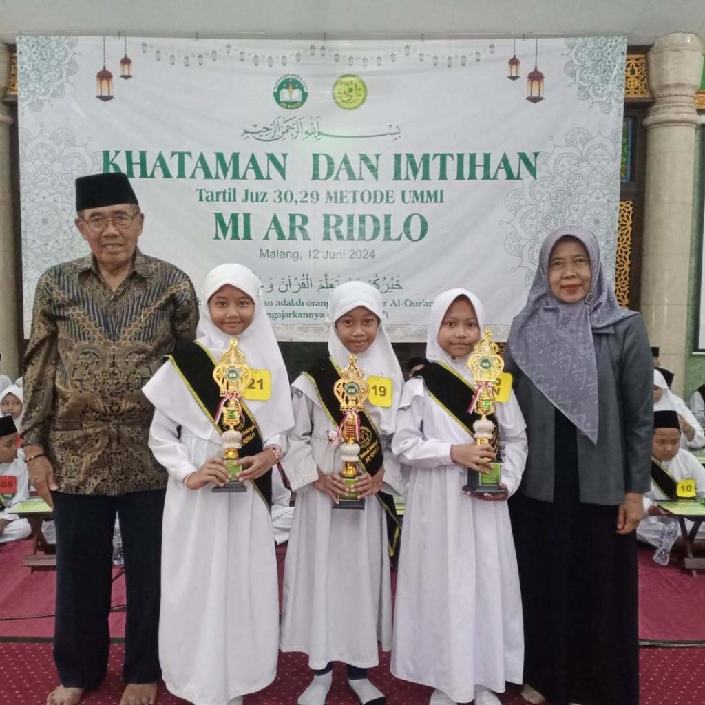 khataman dan imtihan metode ummi angkatan 3 mi ar ridlo tahun 2024