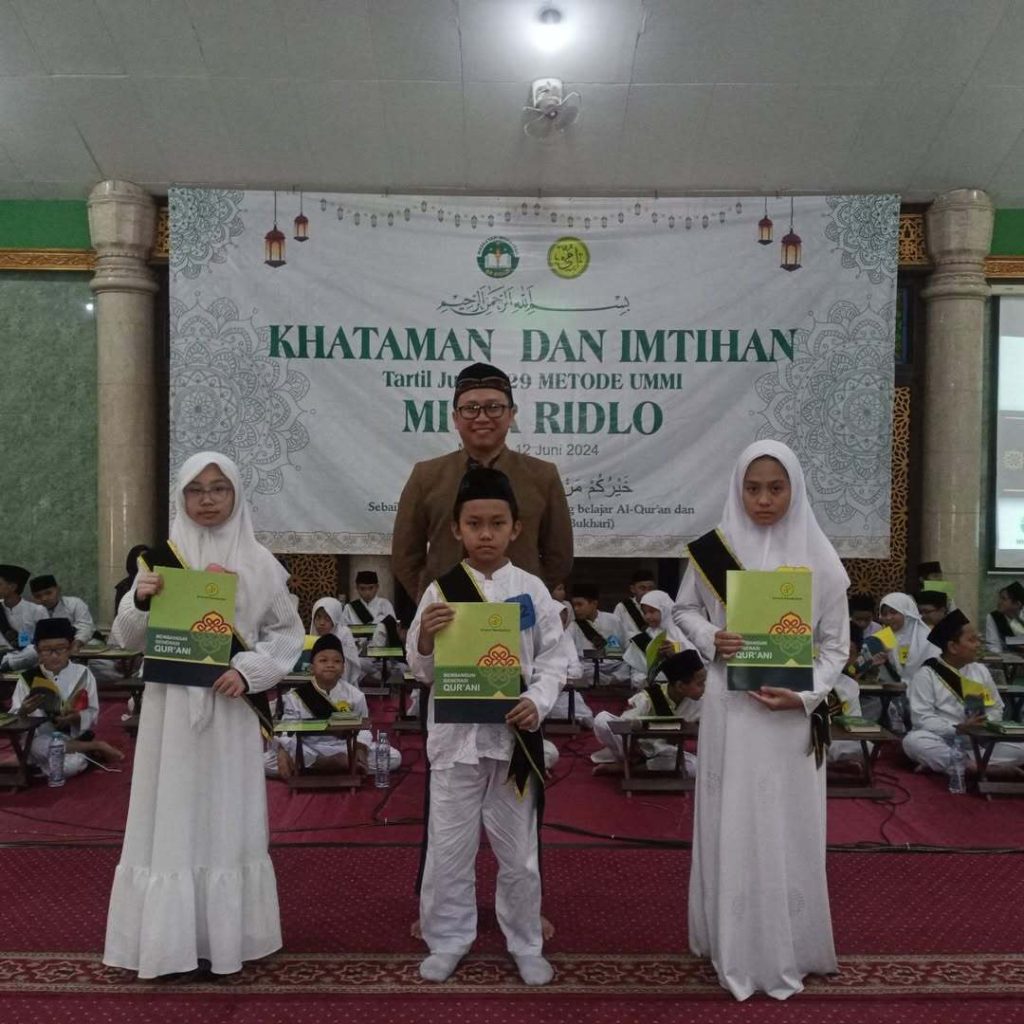 khataman dan imtihan metode ummi angkatan 3 mi ar ridlo tahun 2024