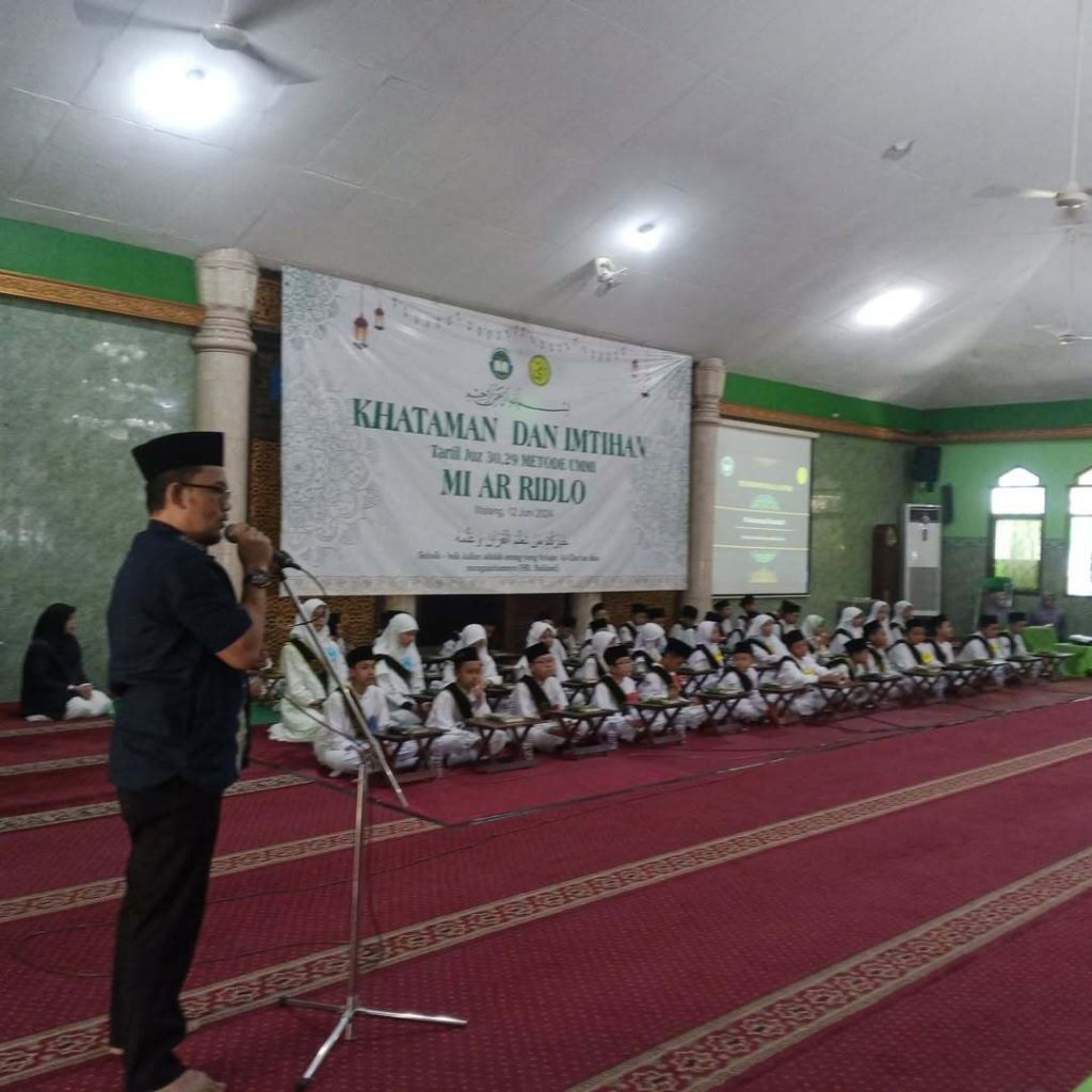 khataman dan imtihan metode ummi angkatan 3 mi ar ridlo tahun 2024