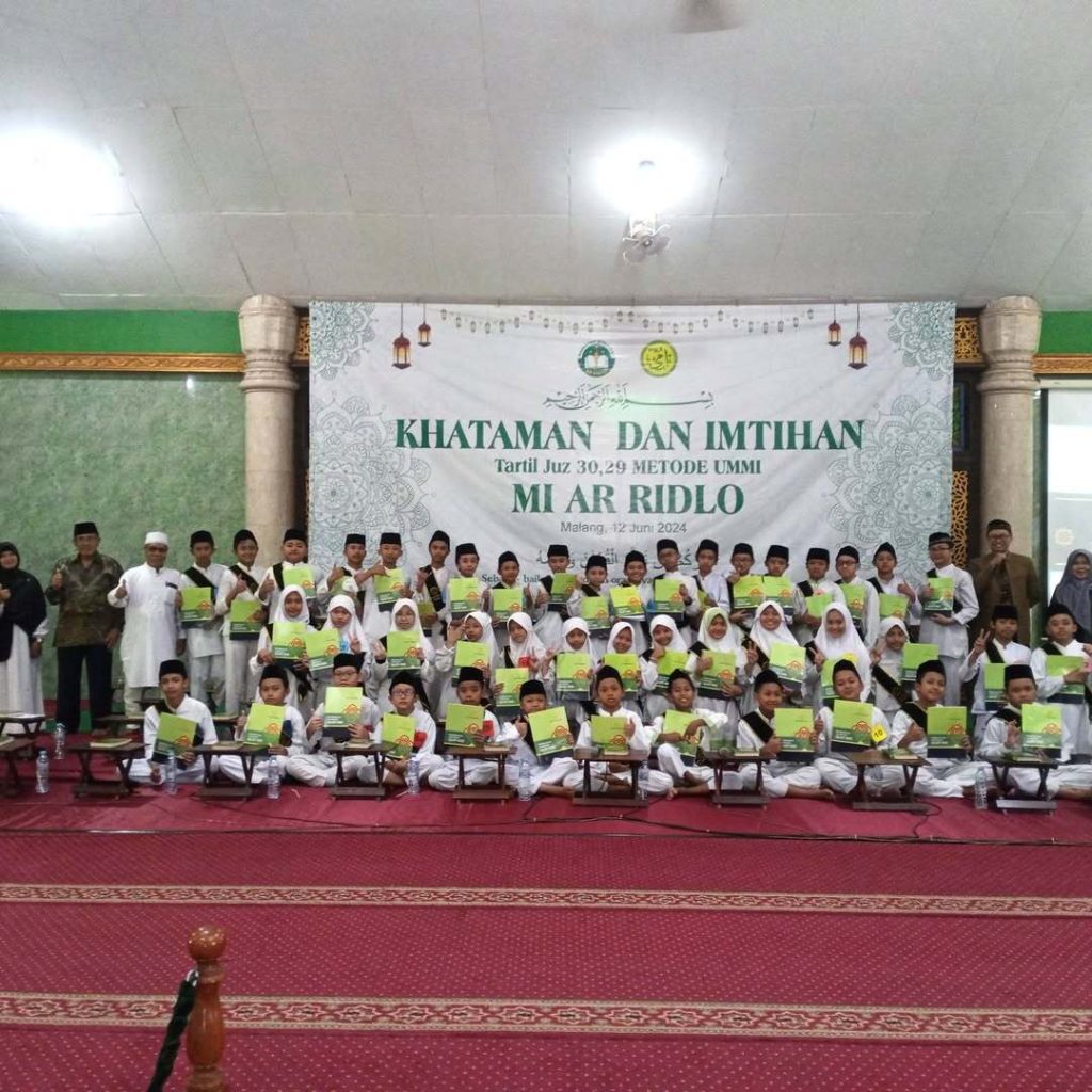 khataman dan imtihan metode ummi angkatan 3 mi ar ridlo tahun 2024